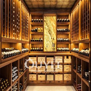 Design d'intérieur de magasin de vin, étagères à <span class=keywords><strong>alcool</strong></span> en bois, étagères à spiritueux, vitrine à whisky - Product Image 2