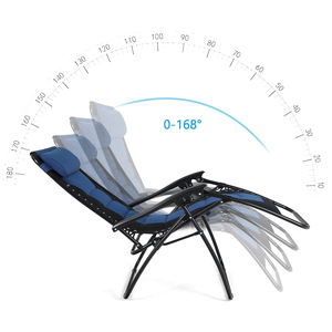 Padded <strong>Zero</strong> <strong>Gravity</strong> Lawn Chair Anti <strong>Gravity</strong> Lounge Chair Adjustable <strong>Recliner</strong> - Product Image 5