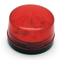 Sistema de alarma de seguridad LED con cable de 12V seguro para el hogar de fábrica con mini sirena y alerta de luz estroboscópica roja