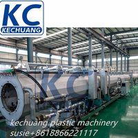 Máquina Extrusora de Tuberías de HDPE/PE de Alta Velocidad, Nueva, de 110-315 mm, para Tuberías de Agua y Gas, KECHUANG PLASTIC MACHINERY