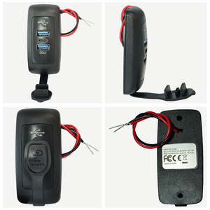 Chargeur rapide 12V-24V QC3.0 Type C PD3.0 Triple USB pour voiture, bus, camping-car, bateau, véhicule tout-terrain, camion, voiturette de golf - Product Image 2