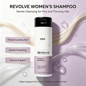 Shampooing OEM Revolve <span class=keywords><strong>pour</strong></span> femmes 200ml <span class=keywords><strong>pour</strong></span> <span class=keywords><strong>cheveux</strong></span> fins et clairsemés, nettoyage doux, boost de volume, favorise la brillance et la santé des <span class=keywords><strong>cheveux</strong></span> - Product Image 4