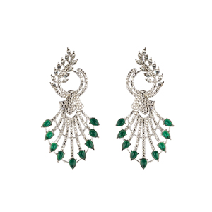Boucles d'oreilles en cristal élégantes à la demande pour dames avec un beau design fait main disponible au meilleur prix - Product Image 5