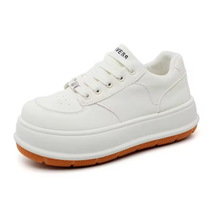 Chaussures pour femmes fabriquées en Chine, tendance mode, chaussures plateforme, chaussures blanches classiques respirantes - Product Image 2