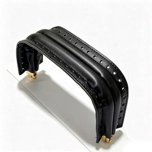 Chiusura per Borsa in Alluminio Rivestita in Pelle PU con Fori Preperforati per Creazione Fai-da-Te di Borse a Uncinetto, Regali e Ricambi - Product Image 5