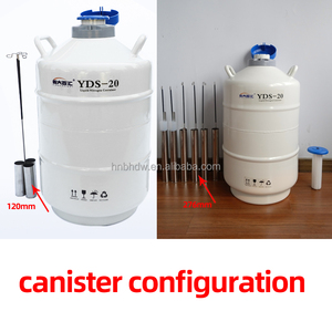 Большой Калибр YDS10/15/<span class=keywords><strong>20</strong></span>/35 контейнер с жидким азотом, 125 мм, холодильник для хранения спермы для искусственного оплодотворения свиней - Product Image 4