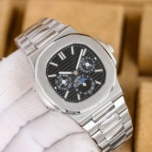 Reloj Mecánico Automático de Lujo Multifunción de Acero Inoxidable con Cristal de Espejo, Resistente al Agua hasta 100 m, Luminoso, de 40 mm - Product Image 2