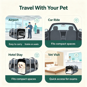 OEM <b>Cat</b> Carrier Soft Sided Large Breathable Foldable Portable Pet Travel Bag Custom Pet Carrier Airline Dog Carrier <b>Cat</b> Bag Pet - Product Image 6