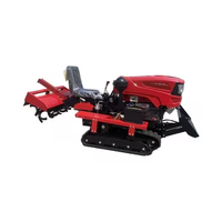 Motoculteur rotatif sur chenilles de type siège de tracteur à chenilles modèle de terre sèche de haute qualité 35Hp