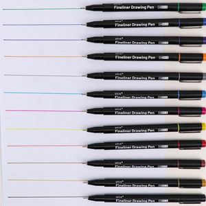 Set of 12 Fine Point Colored Pens Markers and Fineliner Pen for Planner Art <b>Drawing</b> Note Taking and Calendar-Packaged Loosely - Product Image 1