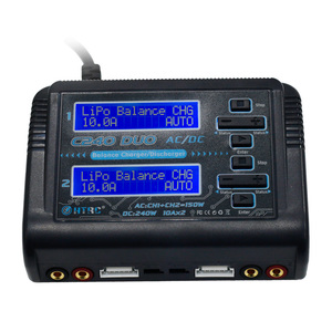 Cargador de Baterías HTRC RC Balance C240 DUO AC 150W / DC 240W 10A para Cargar Baterías Inteligentes LiPo, LiFe, Lilon, LiHV, NiCd, NiMh, Pb - Product Image 4
