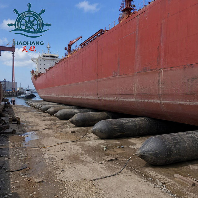 Thai RSS3 Natural Rubber Ship Launching Airbag Heavy Duty Bearing Capacity for Shipyard