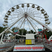 Grande Roue Mobile sur Remorque de 30 Mètres pour Fêtes Foraines et Carnavals, Équipement d'Attraction Extérieur Personnalisable
