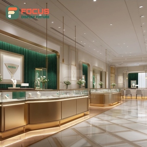 Fabricante de Sistemas Modernos de Exhibición de Joyería Personalizados, Vitrina de Joyería Comercial con Superficie Pulida - Product Image 2