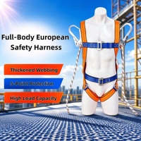 Harnais de sécurité européen haute résistance pour tout le corps, longueur réglable, protection contre les chutes, confort optimal, ceinture de sécurité pour les opérations de sauvetage en extérieur