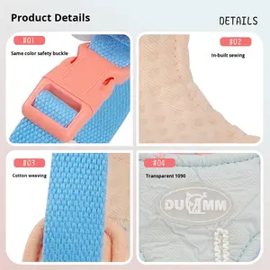 Nueva Correa de Poliéster para Mascotas, Mochila Transpirable de Gasa Burbuja Estilo Coreano para Cachorros, Correa de Pecho para Perros, Mochila de Verano para Gatos - Product Image 6