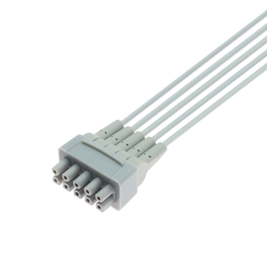 Aksesoris Medis Caremed Kompatibel untuk GE Healthcare ApexPro CH 5 Lead Clip AHA Kabel EKG Bebas Lateks - Product Image 2