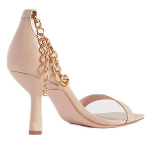 New designer heels women 2023 beautiful traspirante medium sexy ladies heels sandal metal decoration shoes - Product Image 5