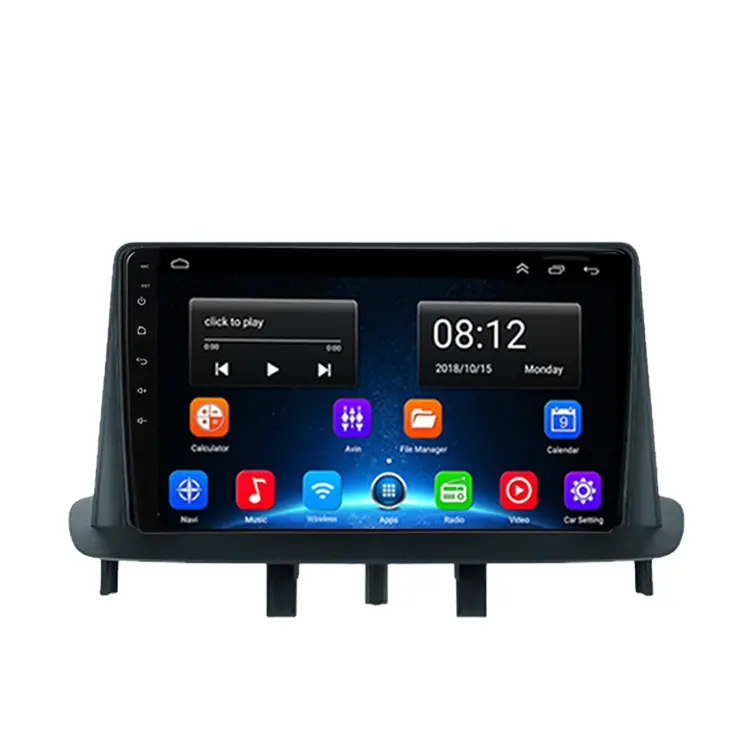 Grandnavi Renault Megane 3 Wifi Radio Car Radio Universal Multimedia Android 9 Inch Car Android Stereo