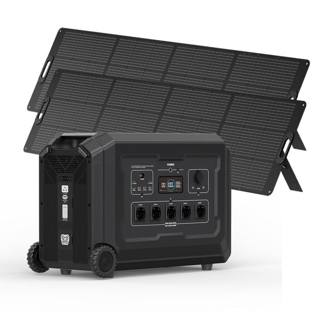 Solar Generator 5000W 5040Wh Expandable 30240Wh UPS Portable Power Station MPPT 2100W Fast Charging APP Control Off-Grid