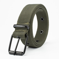 Ceinture tactique en tissu pour hommes, vente en gros, pour activités de plein air, chasse, randonnée et sport