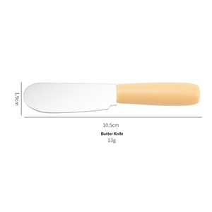 Spatule à beurre en acier inoxydable, couteau plat, outil de pâtisserie, compatible avec les aliments - Product Image 3