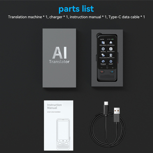 VORMOR Z5 Vente à Chaud Traducteur Intelligent <span class=keywords><strong>Anglais</strong></span> <span class=keywords><strong>Français</strong></span> Coréen Traducteur de Langue Dispositif AI Traducteur <span class=keywords><strong>Vocal</strong></span> Intelligent - Product Image 4