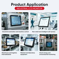 KEINONE Panel PC Industrial con Pantalla Táctil de 10.4/15/15.6/17/19/21.5 Pulgadas, Android, para Interiores, OEM, con Animación y Texto