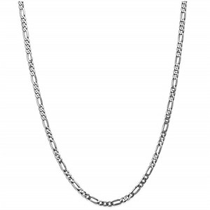 Colares de Cadeia Figaro em Aço Inoxidável de Tamanho Personalizado 2mm 3mm 4mm para Homens e Mulheres - Product Image 1