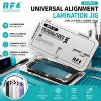RF4 RF-PM17 Gabarit universel d'alignement et de laminage pour réparation d'écrans iPhone séries 12-17, outil de positionnement pour écran fixe et film