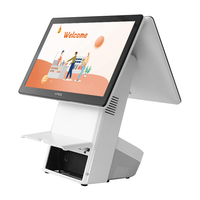 Sistema de punto de venta Vpos T12, caja registradora de software y hardware Pos con sistemas de pago Pos de 15,6 pulgadas para tiendas minoristas