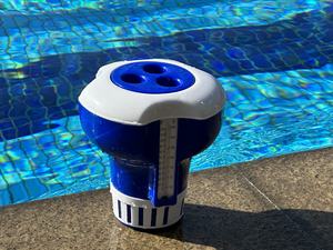 Dispensador Flotante de <span class=keywords><strong>Cloro</strong></span> <span class=keywords><strong>para</strong></span> Piscina de Plástico, Tabletas de 3 Pulgadas, Accesorios <span class=keywords><strong>para</strong></span> Piscina de 8 Pulgadas - Product Image 3