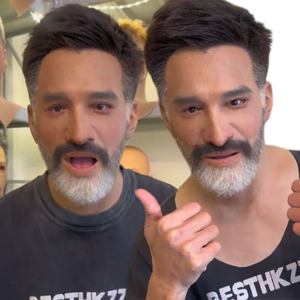 Máscara de Silicona Realista de Alta Calidad Personalizada, Talla Única, Suave y Cómoda, Máscara de Silicona para Cosplay de Rostro Masculino para <span class=keywords><strong>Video</strong></span> en Línea - Product Image 5