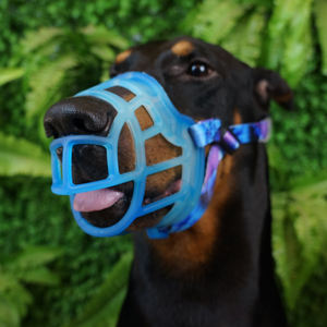 Bozal colorido para perros, canasto de silicona para perros, dispositivo para evitar morder y ladrar - Product Image 5