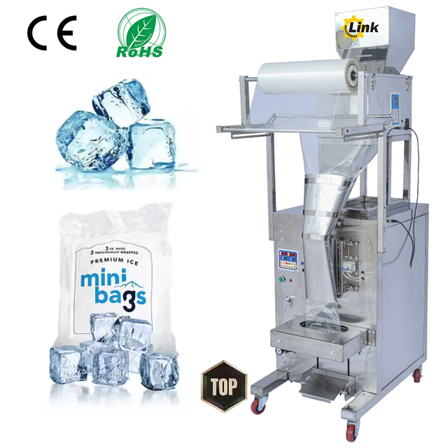 Function Type Cubes 10kg Automatic Ice 1kg 15kg Multi Bags Packing Cube Waterproof Machine Ice Cubes Packaging Machine