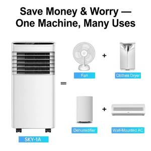 Aire Acondicionado Portátil de Entrega Rápida, 750W, Solo Frío, Modo de Descanso, Ultra Silencioso, Uso Doméstico para Apartamentos, Francia - Product Image 2