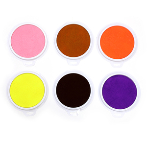 Boyi Xuan, venta al por mayor, no tóxico, lavable, divertido, pinturas para los dedos para niños, dibujo, 6/7 colores, almohadilla de pintura - Product Image 5