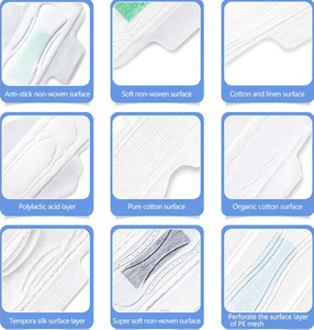 Serviettes hygiéniques jetables respirantes Layfree pour la nuit, 360 mm, non tissées, ultra fines, ultra absorbantes, anti-fuites, avec ailettes - Product Image 5