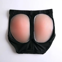 Braguitas Acolchadas con Relleno de Silicona para Realzar y Dar Volumen a los Glúteos, con Bordado 3D Sexy