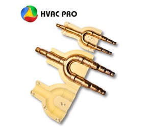 Raccord en Y pour système HVAC en cuivre, durable, résistant à la corrosion, conçu avec précision pour un flux d'air conditionné efficace - Product Image 5