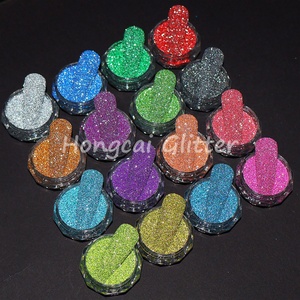Số lượng lớn tốt Flash kim cương Prismatic bột long lanh 15 màu sắc móng tay phản chiếu long lanh bột - Product Image 6