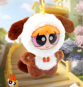 Powerpuff filles Console de <span class=keywords><strong>jeu</strong></span> pendentif en peluche boîte aveugle en peluche mignon enfants filles cadeau fin boîte - Product Image 5