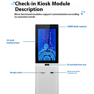 32英寸酒店入住机自助支付智能触摸自动一体机SDK条码读取器人脸识别 - Product Image 5