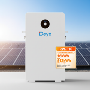 En stock, batterie au lithium Deye RW-F16 16KWH, 6000 cycles, 51.2v 314Ah, 15kwh, batterie au lithium pour stockage d'énergie domestique - Product Image 1