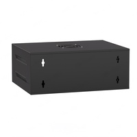 Armoire réseau murale 4u 19 pouces Gcabling Enclosure Telecom Data Wall Box Mini Server Rack Porte en verre Petit réseau Rack