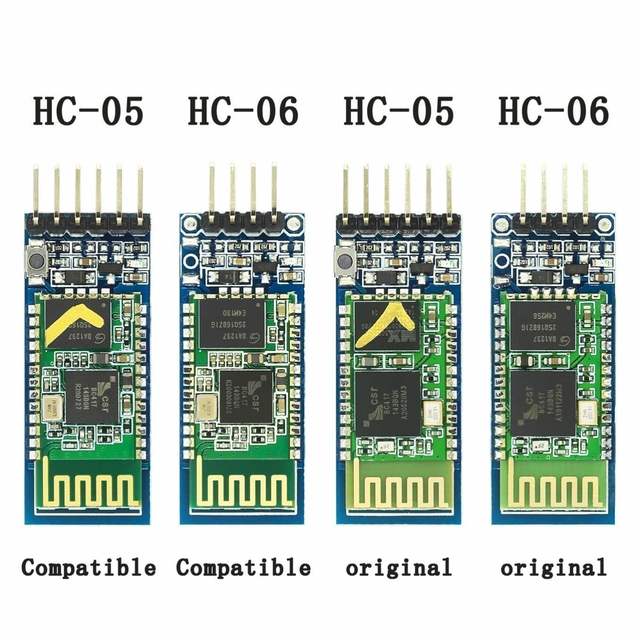HC-05 HC 05 Hc-06 HC 06 RF Wireless for Bluetooth Transceiver Slave Module RS232 / TTL to UART Converter and Adapter for arduino