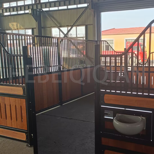 Moderne Paarden Product Corrosiebestendige Thermisch Verzinkte Paardenstal Paardenstal Box Box Stal Voor Buitenshuis Bamboe Poort - Product Image 6