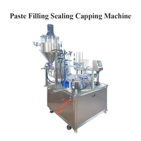 Machine automatique de scellage et de bouchage de pâte à tartiner au chocolat à haute productivité avec lampe germicide UVC pour l'alimentation, les produits chimiques et l'eau pure