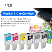 Tigre ruggito rigenerato completo per cartucce 772 per HP DesignJet Z5200/Z5400/Z2100/3100/3200 stampanti con colorante/pigmento per