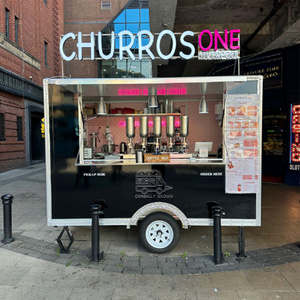 Remorque à pizza carrée certifiée CE, homologuée DOT, entièrement équipée pour four à bois, barbecue, hamburgers, camion de restauration rapide - Product Image 3